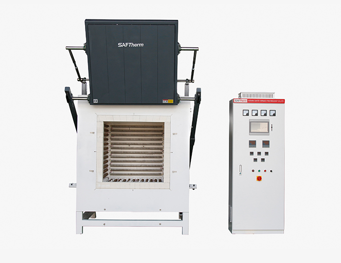 1200℃手動(dòng)上開門箱式電阻爐